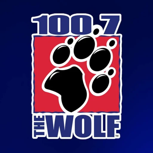 100.7 The Wolf logo
